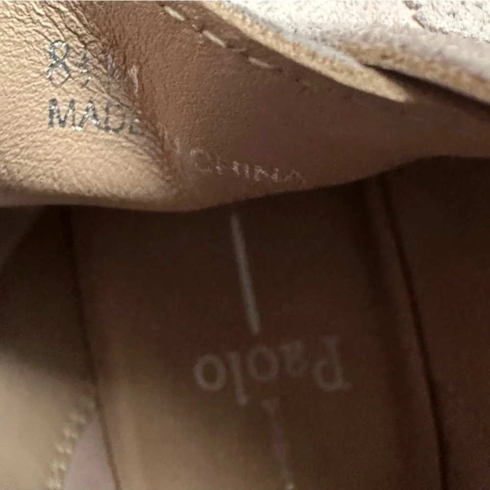 Linea Paolo - Anna Perforated Wedge Sneakers - Blush color size 8.5 - Picture 5 of 5